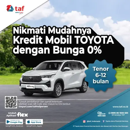 promo bunga 0% toyota pondok cabe